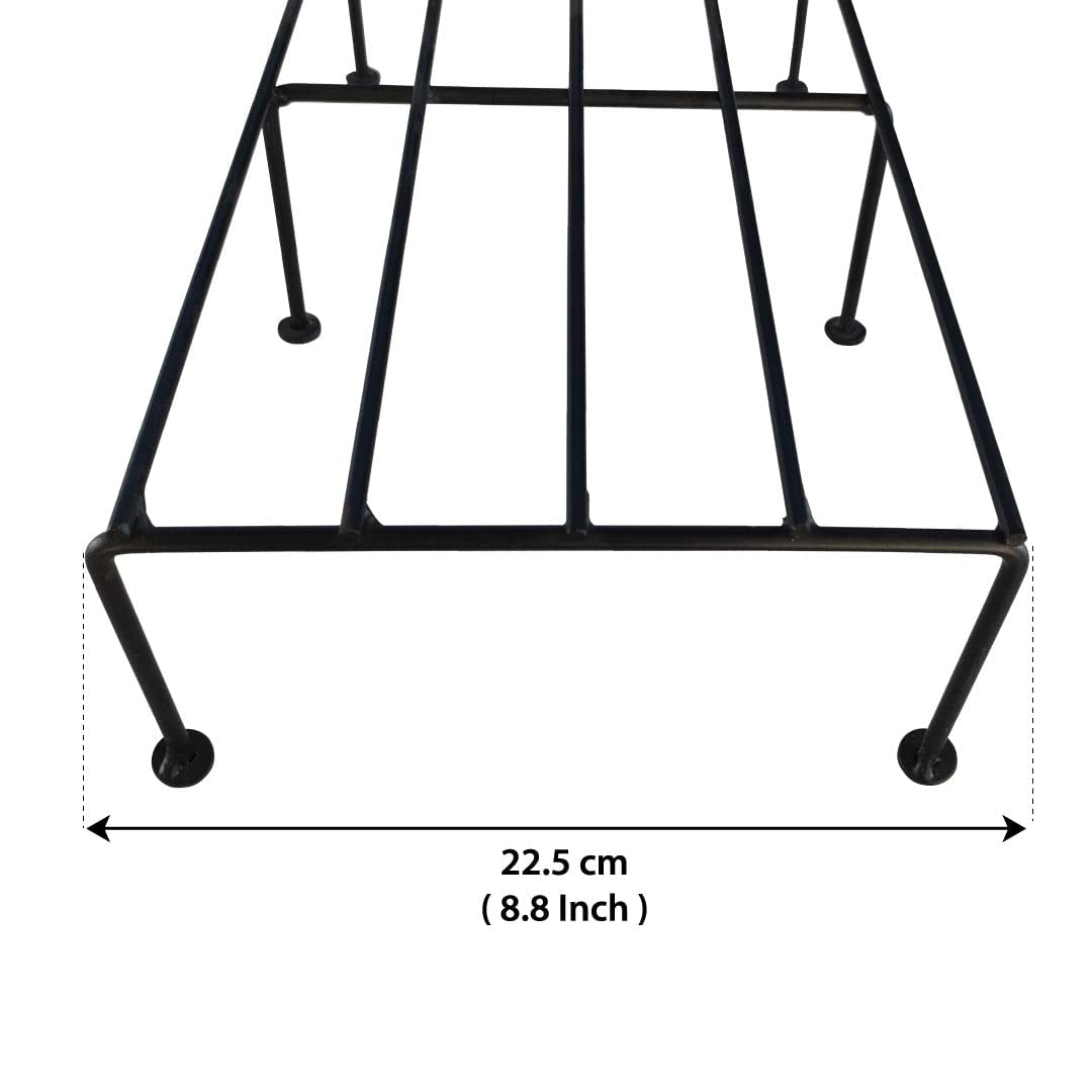 NAYRA Metal Planters Long Stand, Black, Stylish Long Strong legs Perfect Stand For Planter indoor and Outdoor Gamla Planters 1 Pieces (24 inches) (Long Plant Stand -1) - Image 3 thumbnail