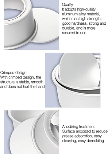 Miniatura 5 de 1 bandeja redonda para hornear pasteles de 7 pulgadas antiadherente para tartas, tostadas, pan, horno, olla instantánea, suministros para hornear