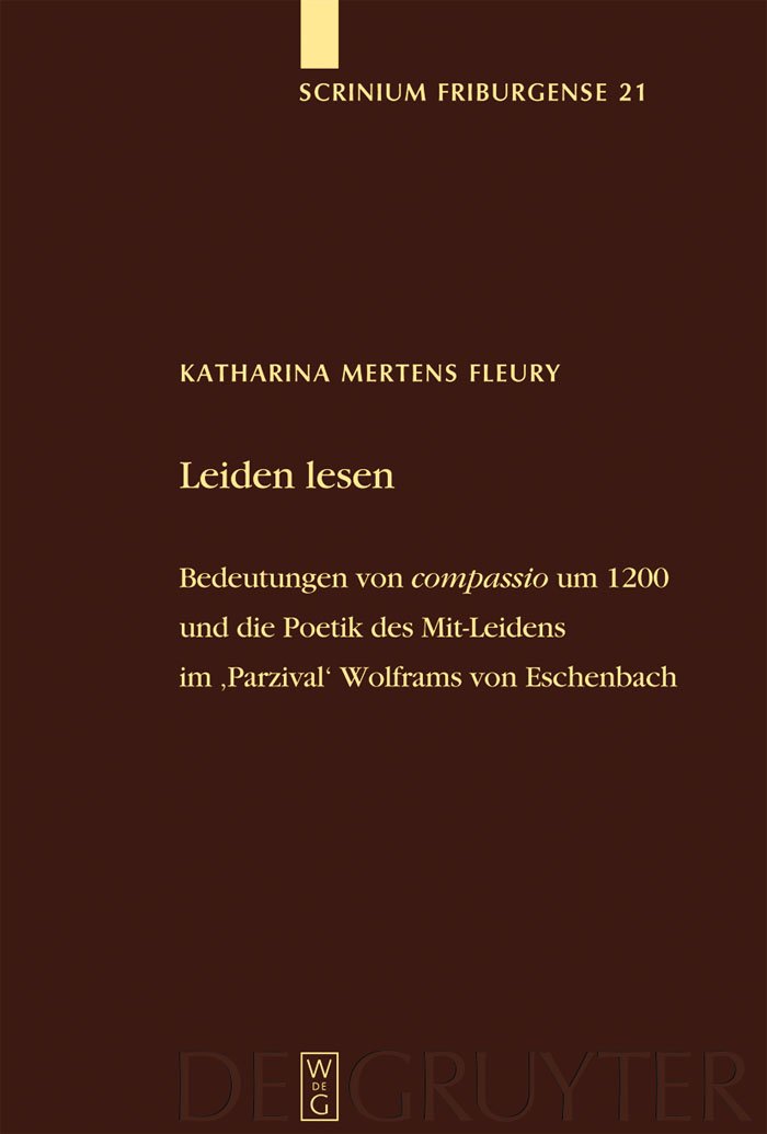 Livre Leiden lesen compassio um 1200 Parzival Wolfram von Eschenbach Scrinium 21