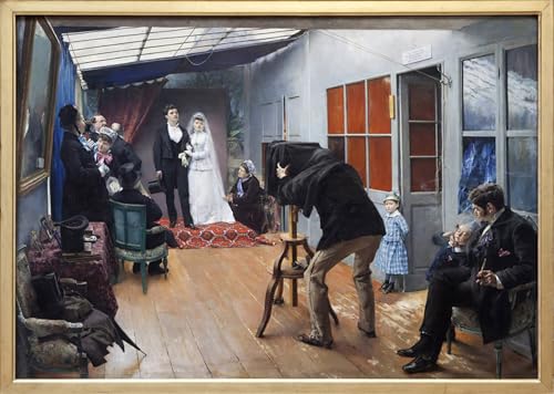 Cartel en lienzo de la pintura de bodas de Pascal Dagnan-Bouveret para decorar salones 60x90