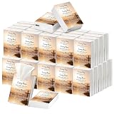Rakuto 50 Pack Bible Verse Pocket Tissues Travel Packs, 500 Sheet Christian Tissues Travel Size Bulk, 3 Ply...