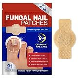 ZOMKIFA 21 Piezas Hongos Uñas Parches, Gel Agua Patch, 1 Paquete, Para Uñas Manos Pies, Cuidado & Reparación