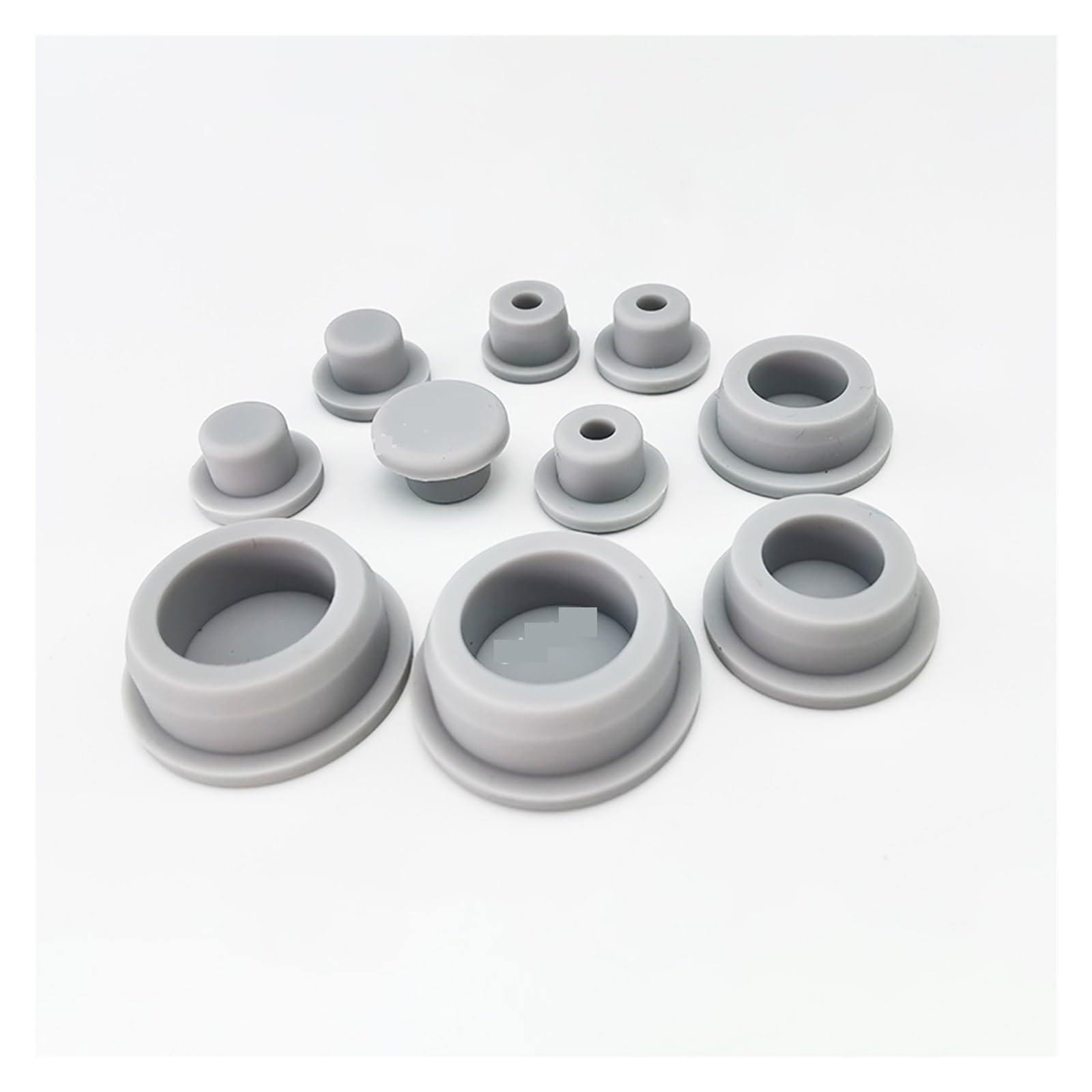 MMLFX 1pc Grey Environmental Silicone Rubber Hole Caps 13mm - 48.5mm Round Hole Sealing Plug Blanking End Caps T-type Stopper (Size : XY-8053 (20mm))