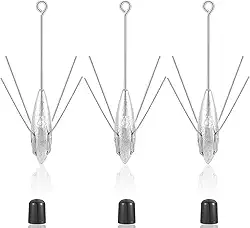 Peças Sputnik Chumbada Long Tail Pesca Equipamento de Peso, Chumbadas de Peixe-Gato de Água Salgada, Chumbada de Aranha de Pesca de Areia de Mar E Oceano de Praia (5)