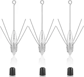Peças Sputnik Chumbada Long Tail Pesca Equipamento de Peso, Chumbadas de Peixe-Gato de Água Salgada, Chumbada de Aranha de Pesca de Areia de Mar E Oceano de Praia (5)
