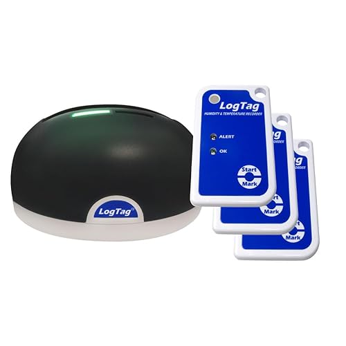 LogTag HAXO-8 Temperature & Humidity Recorder Kit w/ 3 Data Loggers & LTI-HID Docking Station (See Item VAC-TRED30-KIT for VFC Vaccine Monitoring kit)