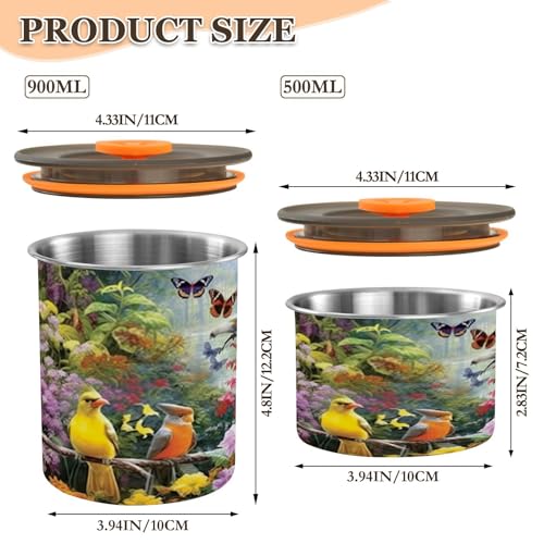 Envase Hermético para Café de Acero Inoxidable 500ml miniatura 2