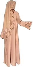 F Fityle Muslimische Robe für Frauen aus Polyester, muslimisches Kleid für ethnische Festivals, kultureller Austausch