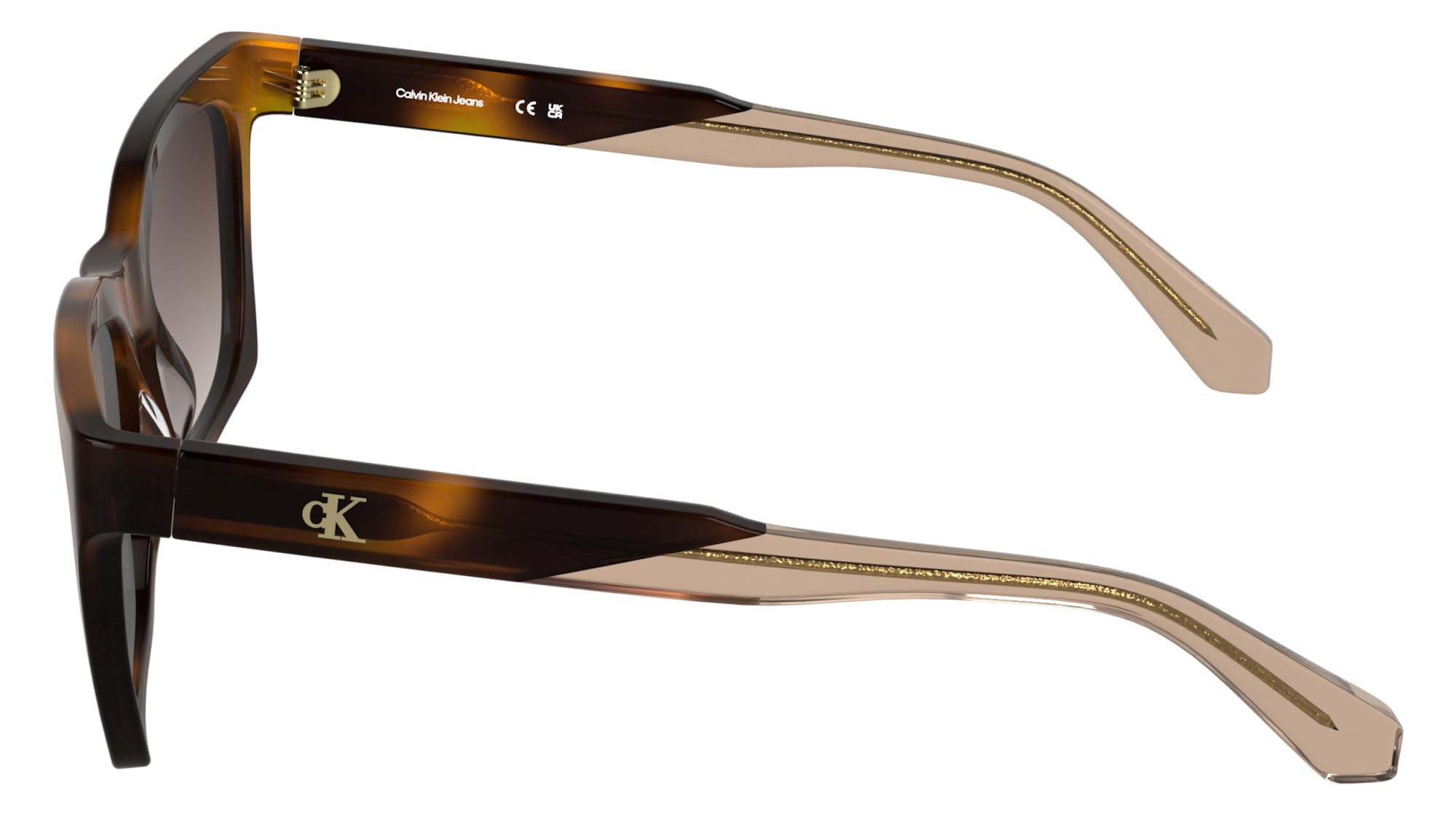 Calvin Klein Jeans Women's Sunglasses CKJ26606S - Havana with Gradient Brown Lens