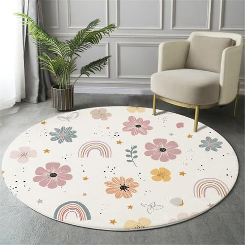 Moquette beige doux antidérapant lavable pour salle à manger