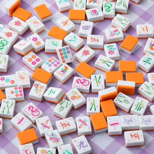 Set Completo Mahjong Americano Con Estuche Portátil miniatura 5