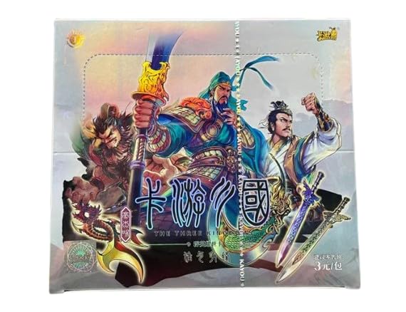 Display - Original Licensed Kayou The Three Kingdom - Booster Box Display - Wave 1 Tier 2.5 - Chinese + Shipping Protection