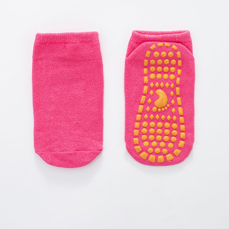 6 Pcs Non-Slip Family Trampoline Socks, Elastic Grip Socks, Breathable, For Outdoor Play4