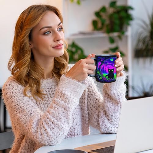Taza de café para el escritorio de oficina con diseño de Halloween 8