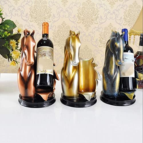 Soporte para Botellas de Vino Cabeza de Caballo Resina miniatura 5