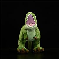 Vista 3 de Juguete de peluche de Tiranosaurio Rex de simulación, de 19 pulgadas, realista, suave, de tiranosaurio Rex, juguete de peluche de dinosaurio