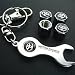 Toyota Tire Valve Caps with Wrench Keychain