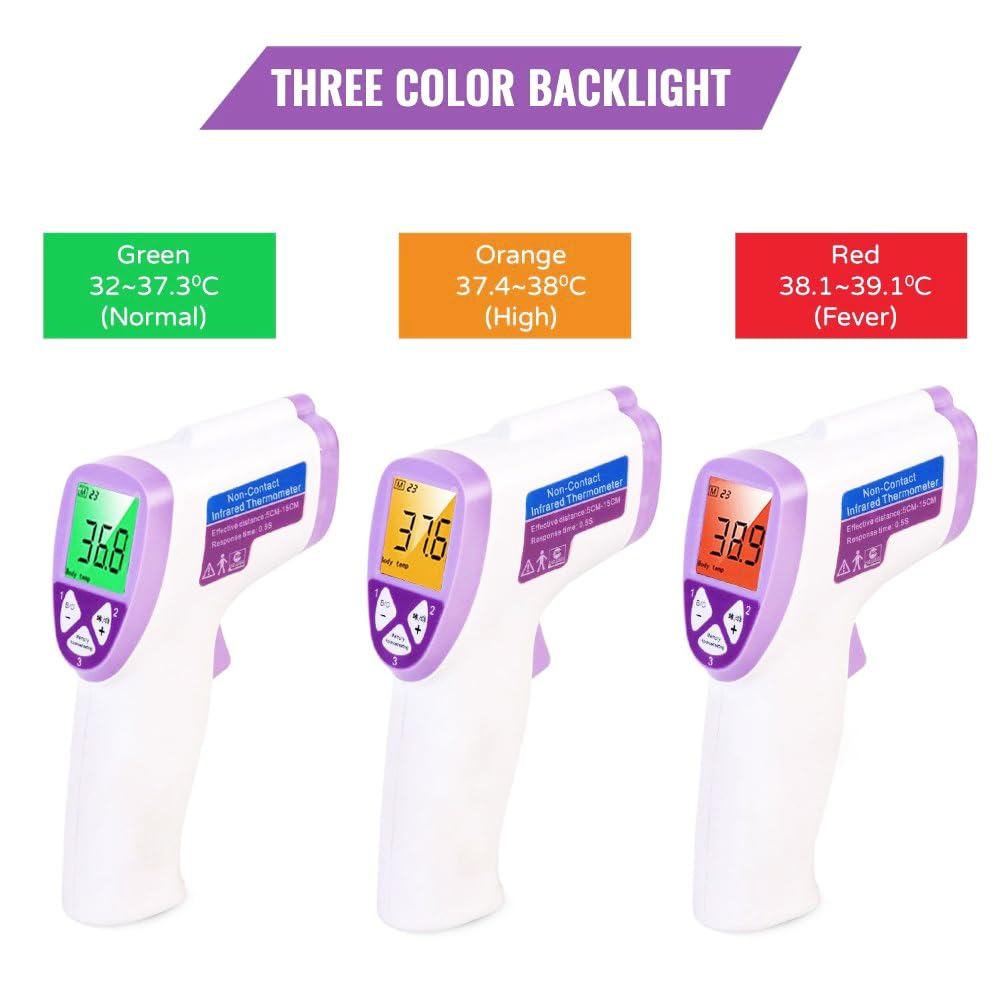 YI-400 Digital Non Contact Infrared Forehead Thermal Scanner Fever Check Machine for Kids Adults Thermometer 1