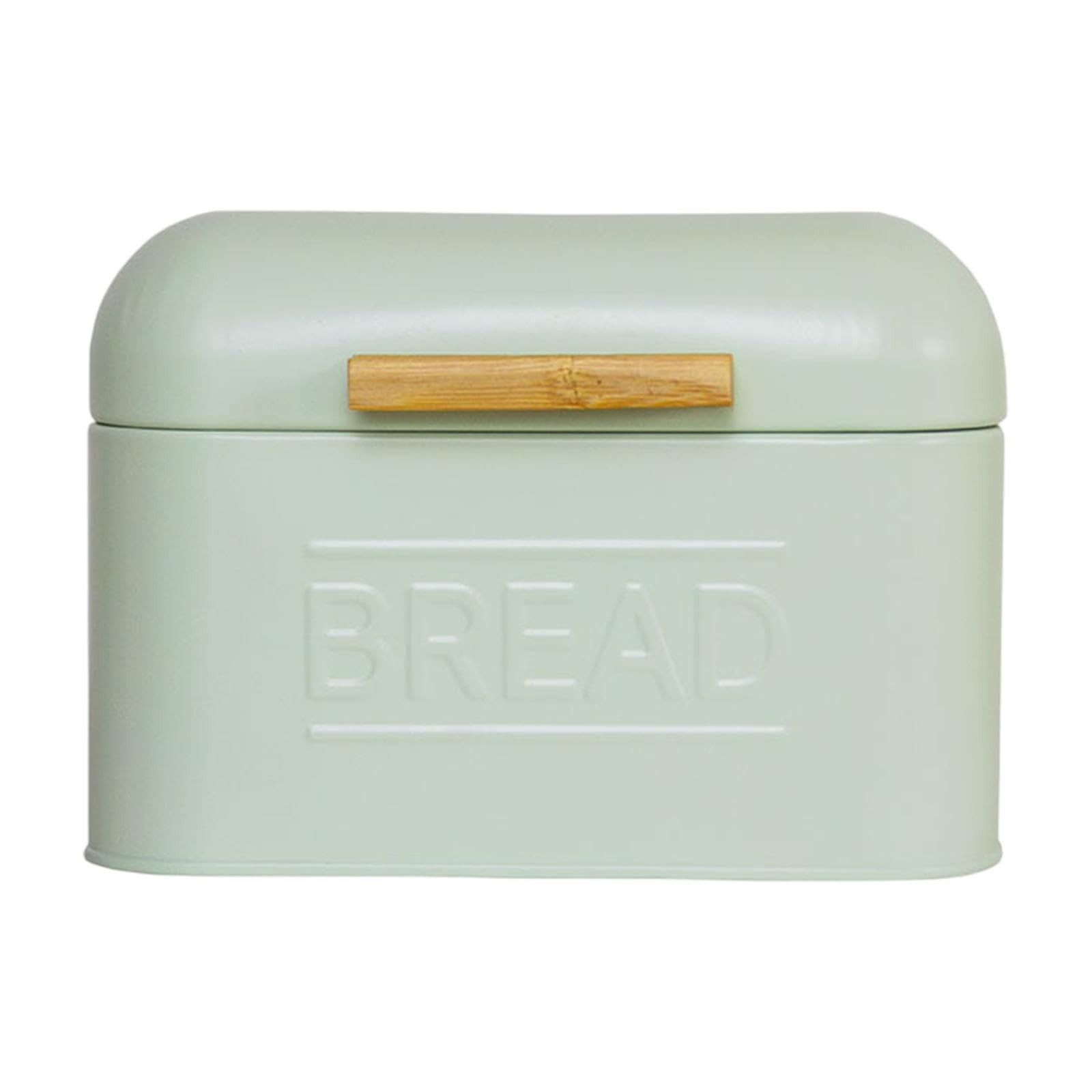 Colcolo Storage Box,SMALL Size, 20 * 20 * 14cm,Lidded Storage Tin,Metal Bread Bin,Living Room Tabletop Snack Container for Kitchen Counter Pantry Home Decor Organization, light Green
