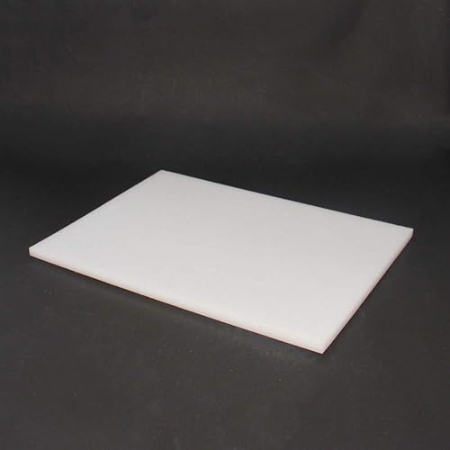 Miniatura 3 de Bettomshin 2 láminas POM de polioximetileno, 7.874in x 5.906in x 0.197in de largo x ancho x grosor, cuadradas blancas para mecanizar en tornos