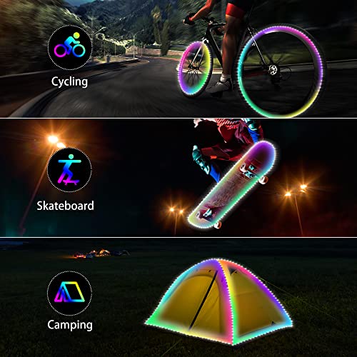 Silfu 2 Pack Battery Powered Led Strip Lights 10Ft Outdoor Battery Operated Led Lights Waterproof Led Lights For Cupboard Computer Bedroom Kitchen Room Decoration Fixed Color (Multi-Colored) #TOP2