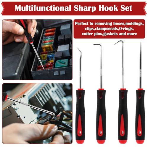 NVIYAM 158 Stück Hebelwerkzeug Auto, Universal Auto Demontage Werkzeuge, Kunststoffkeile KFZ Set für Entfernung Autotür Türverkleidung und Platten, Innenverkleidung Werkzeug, Zierleistenkeil-Set