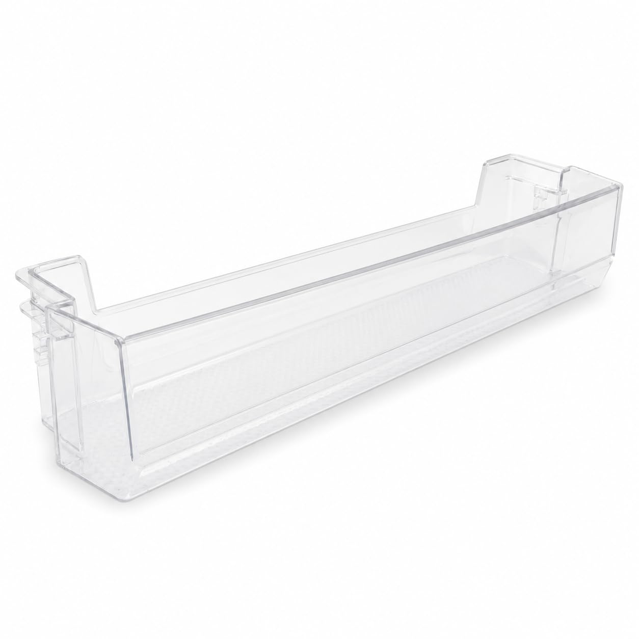 Balconcino Mensola Bottiglie per Frigoriferi Adatto per Ariston Indesit Hotpoint, Dimensioni 412x85x95 (mm) Trasparente, 481010807441, per Modelli BCB7030AA BF1801EF1