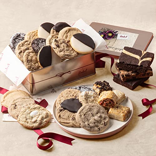 Dulcet Gift Basket Sympathy Party Tin Box, Sweet Treats, Snack Care Package, For Every Special Occasion –for Men & Women with Prime Delivery