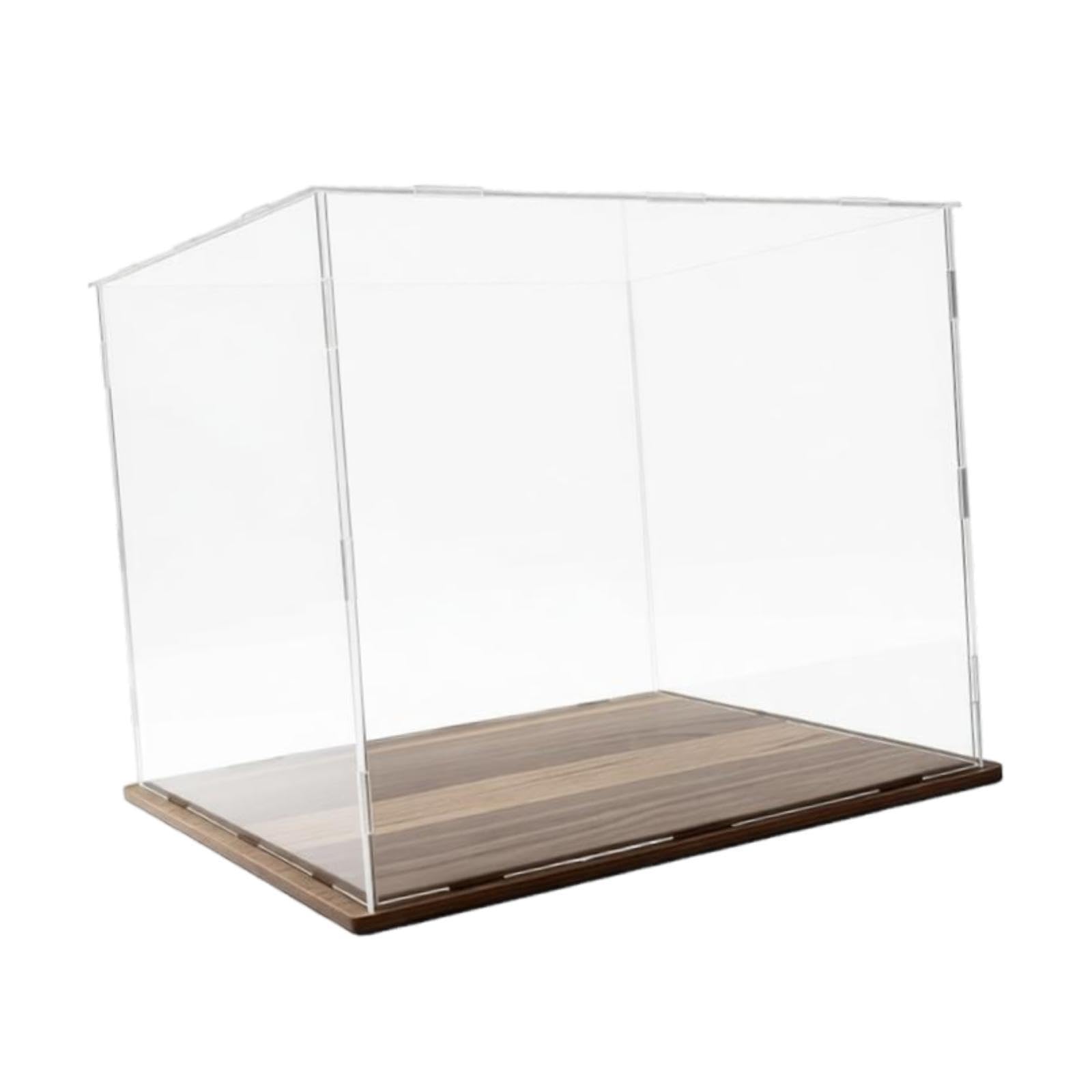 Vetrina in Acrilico Trasparente, Organizer per riporre Oggetti, vetrina, Contenitore Decorativo per Action Figure da Collezione, 30 Cm X 30 Cm