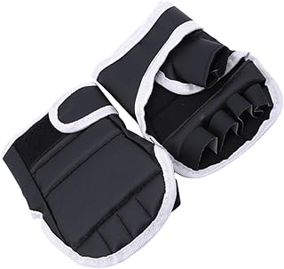 Toddmomy 1 Par De Luvas De Luta De Boxe Luvas De Boxe Pretas De Couro Sintético Luvas Portáteis Pretas Luvas De Treino Luvas De Boxe Suprimentos De Boxe Para Adultos Luvas De Boxe Pretas