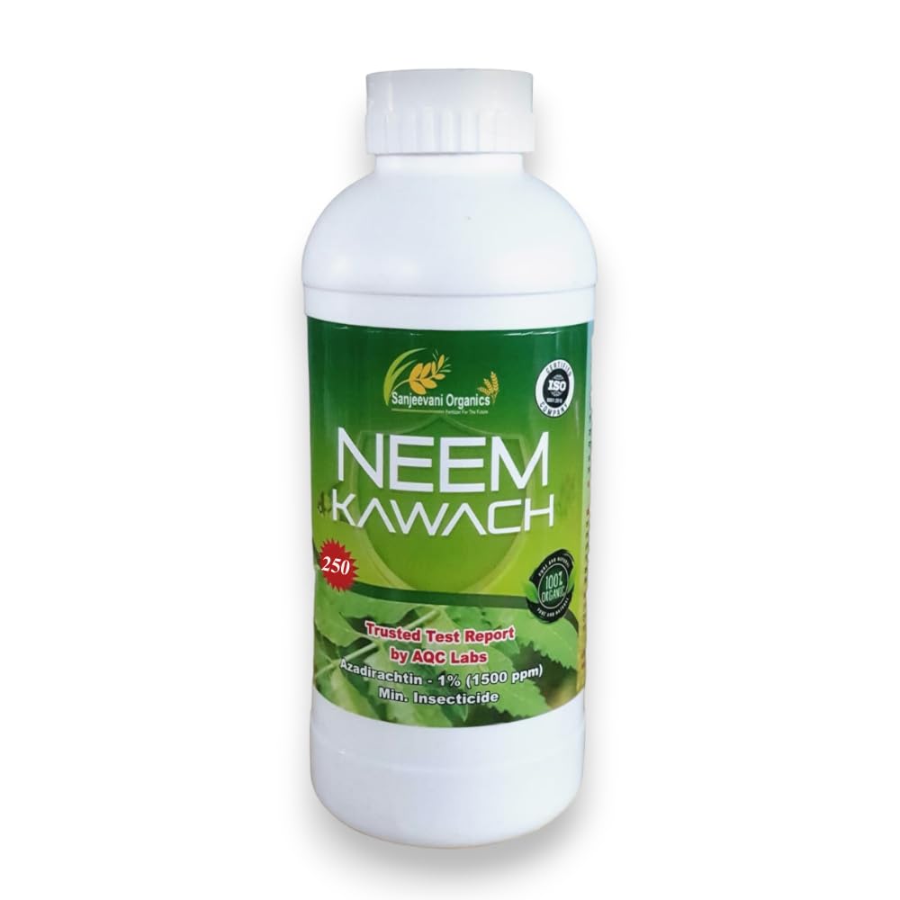 Sanjeevani Organics Cold Pressed Water-soluble Neem Oil for Spray on Plants and Garden (250 Ml) (B0CVF9Z4GZ) Amazon Price History, Amazon Price Tracker