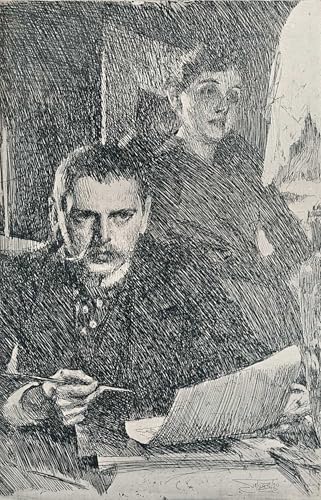 Art Tableau M. et Mme Zorn par Anders Leonard Zorn Impression d'art 60x90cm