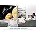Docooler H60 60 Portable Projection Screen HD 16:9 White Dacron 60 Inch Diagonal Video Projection Screen Wall Mounted for Home Theater Office Movies Indoor