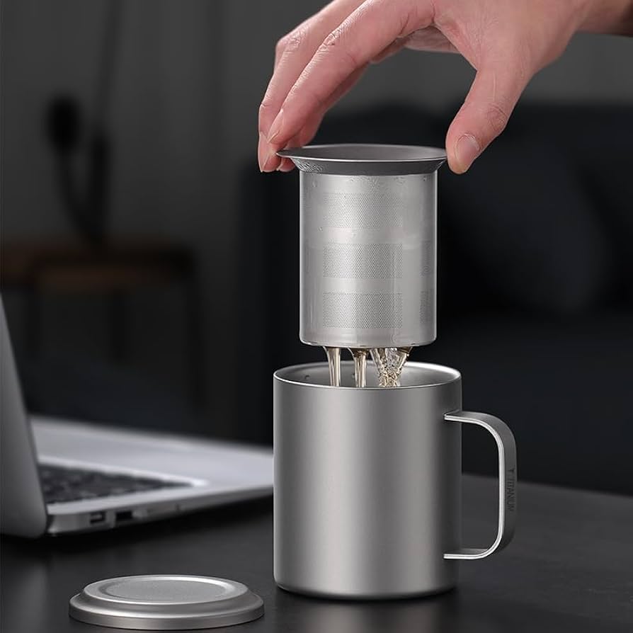 タキマキ　CUP-IN TEE Amazon.com | ZING TTI Titanium teacups, teacups with steepers and