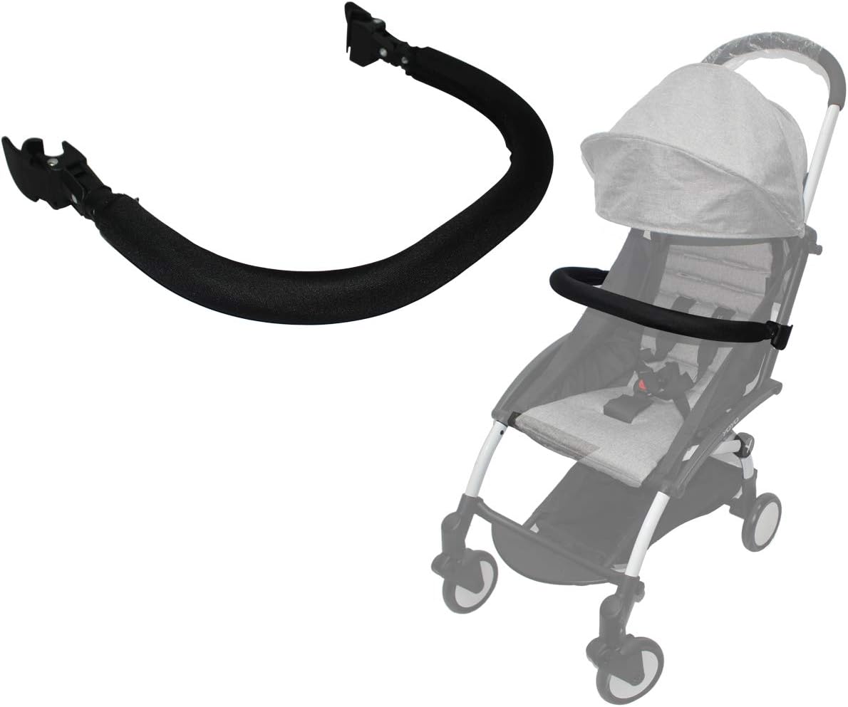 Bumper Bar,Armrest,Handle,Crossbar for Babyzen YOYO YOYO+ Baby Stroller (Oxford Cloth), black