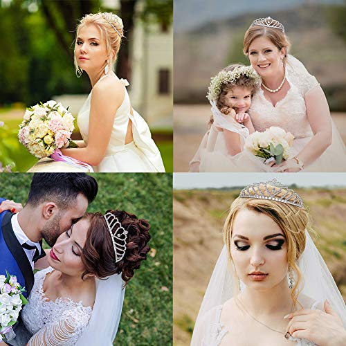 2pcs Matrimonio Corona Capelli Accessori della