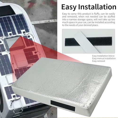 Cubierta de ventilación de techo para RV impermeable con aislante reflectante extraíble 4