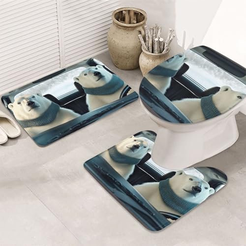 Alfombrilla de baño lavable a máquina con microfibra absorbente 2