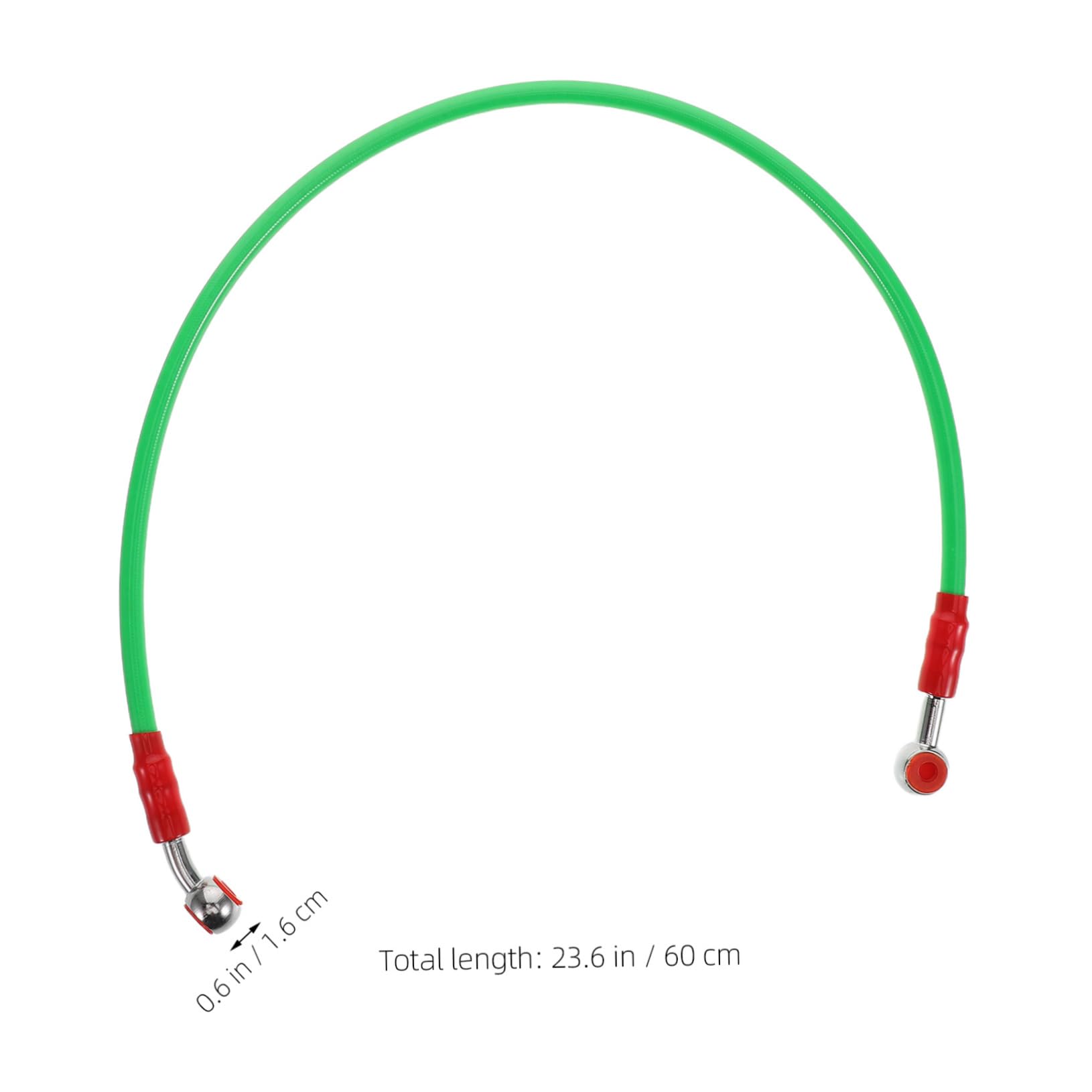 MUCKLILY Flexible Oil Hose for Scooter Dirt Bike Durable Wire Sleeve Design for Enhanced Brake Response and Versatile Compatibility