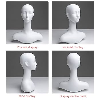 ヘッドマネキン ウィッグスタンド ディスプレイ Amazon.co.jp: マネキンヘッドディスプレイスタンド 22インチ