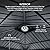 Kozyard Caesar 12'x12' Hardtop Gazebo - Permanent Metal Pavilion with Netting and Shaded Curtains for Patio, Backyard, and Deck - Galvanized Steel Outdoor Aluminum Canopy, Double Roof Gazebo (Grey)