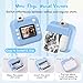 Kids Camera Instant Print - Digital Camera with Flip Lens, Birthday Gift for Boys Girls, Instant Print Photos for Toddlers HD Selfie 1080P Video, Portable Travel Toys for 4 5 6 7 8 9 10 Years Blue