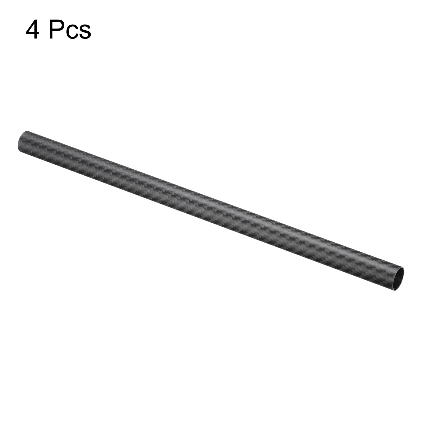 QUARKZMAN 4pz Tubi in Fibre di Carbonio 16 x 18 x 330mm Superficie Opaca Asta in Carbonio Avvolta a Rulli Tubi Tondi in Carbonio per Aeroplani RC Quadricotteri Multicotteri