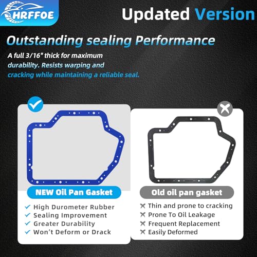 Image of Transmission Oil Pan Gasket Fit for GM Turbo 400 & Moroso 93103 | Perfect Compatibility, Internal Steel Shim, Premium Material, No Sealant Needed, Easy Installation
