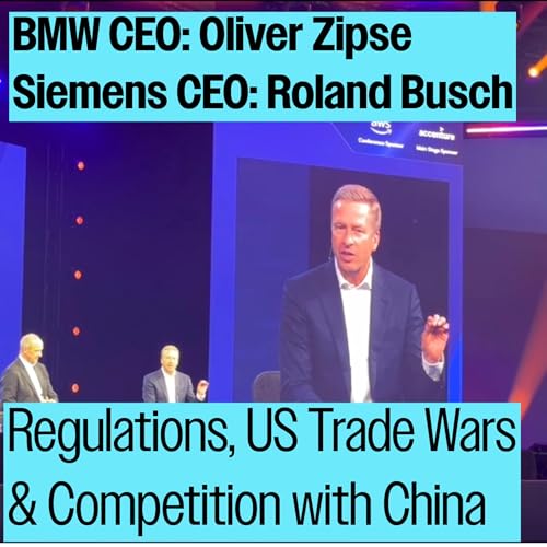 『Can Europe Compete? BMW & Siemens CEOs on Regulation, China, and the 2035 Ban at IAA Mobility 2025!』のカバーアート