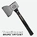 XETROL Traditional Broad Axe 36oz, Wood Axe, Biber Classic Carpenter's Hatchet, Straight Wooden Handle & Forged Steel Head, Hickory Handle, Outdoor Wood Splitting Chopping & Carving Tool