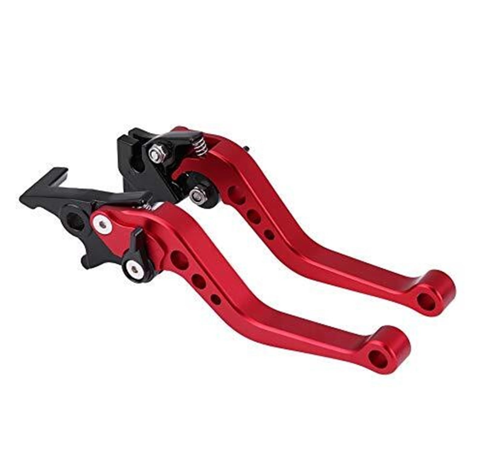 FLBZBLKASL Motorcycle Short Brake Clutch Levers Clutch Brake Lever, 1 Pair CNC Aluminum, 4 Colors Optional, Motorcycle Drum Handle for Motorcycles