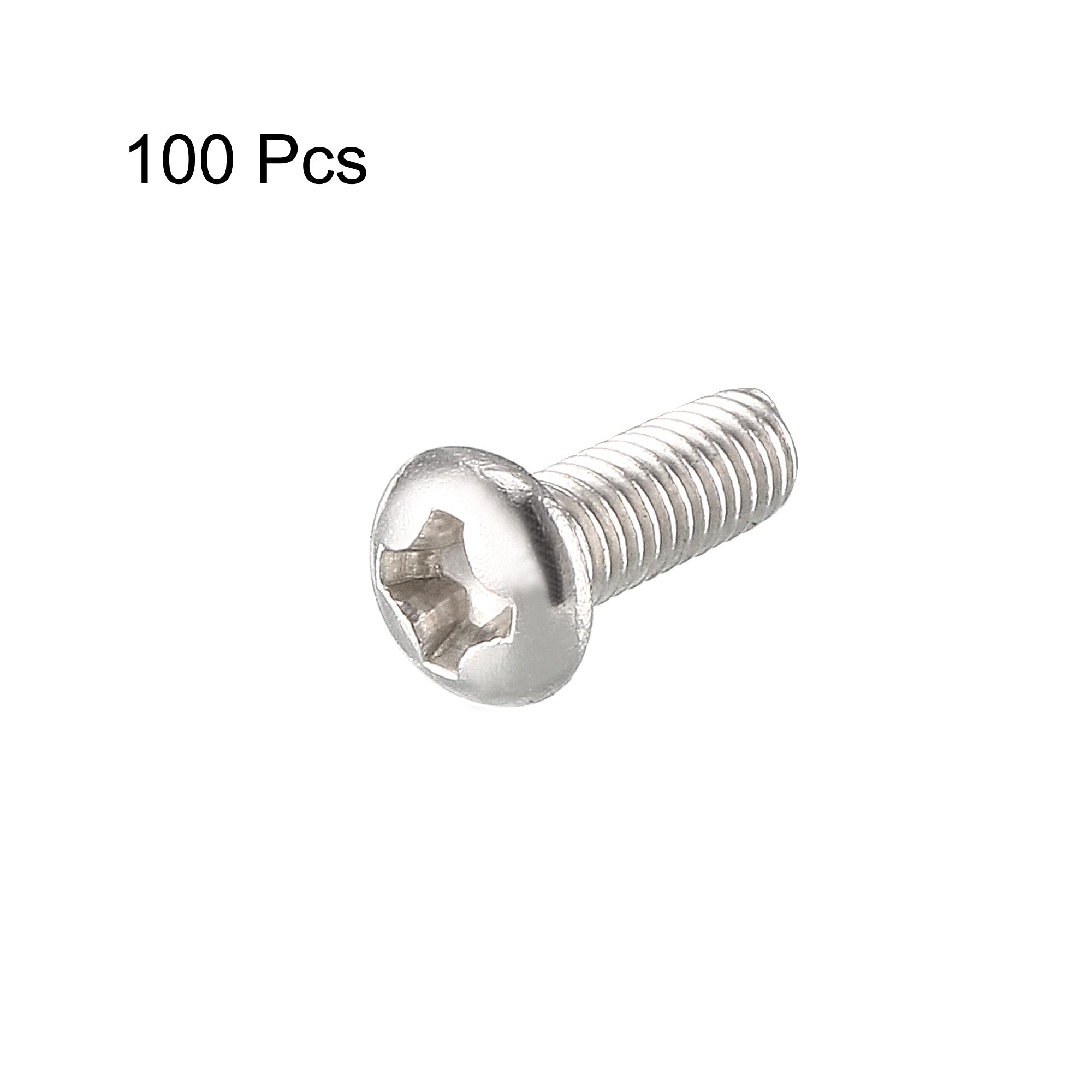 Stainless Steel Machine Screws - 100 Pack -3