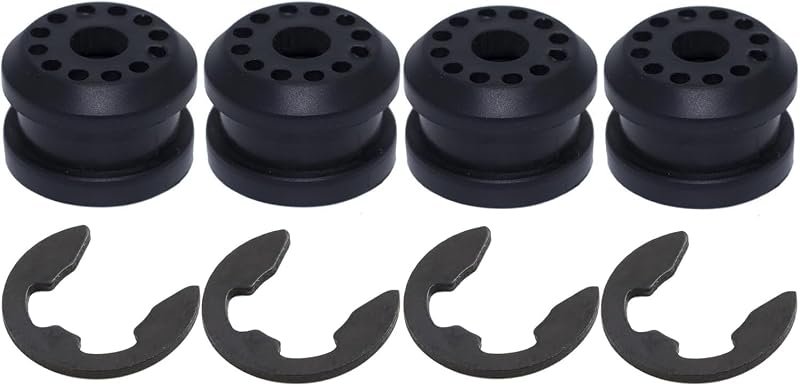 Bucha da alavanca do cabo da caixa de transferência URSOGUDE para Dodge Ram 1500, 2500 e 3500 – 4 unidades com 4 E-Clips