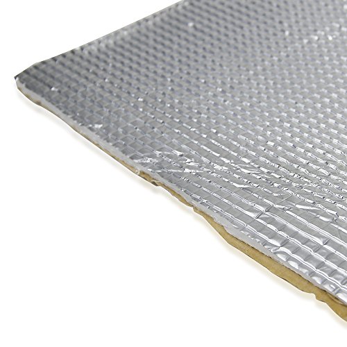 SHINEHOME Heat Shield Sound Deadener Deadening Heat Insulation Mat Noise Insulation and Dampening Mat Heat Proof Mat 72 inches x 40 inches 6mm 236mil